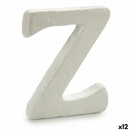 Lettre Z Blanc polystyrène 1 x 15 x 13,5 cm (12 Unités) 77,99 €