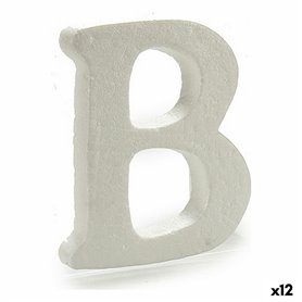 Lettre B Blanc polystyrène 15 x 12,5 cm (12 Unités) 76,99 €