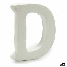 Lettre D Blanc polystyrène 2 x 15 x 11,5 cm (12 Unités) 75,99 €