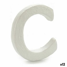 Lettre C Blanc polystyrène 1 x 15 x 13,5 cm (12 Unités) 77,99 €