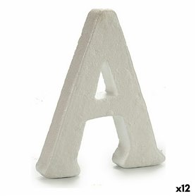 Lettre A Blanc polystyrène 1 x 15 x 13,5 cm (12 Unités) 77,99 €