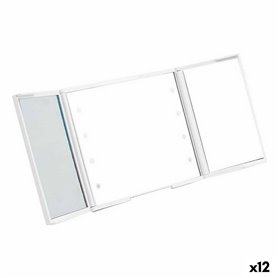 Miroir de Poche Blanc Lumière LED 1,5 x 9,5 x 11,5 cm (12 Unités) 88,99 €