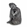 Figurine Décorative Buda Assis Argenté 20 x 30 x 20 cm (4 Unités) 199,99 €