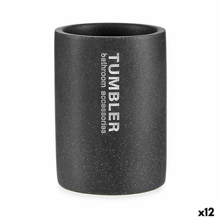 Support pour brosses à dents Tumbler Gris Résine 7,5 x 10,2 x 7,5 cm (12 75,99 €