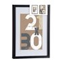 Porte photos mural Noir verre Bois MDF 32,5 x 2,5 x 42,5 cm (6 Unités) 95,99 €