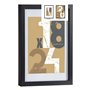 Cadre photo 24 x 2,5 x 32,5 cm Noir verre Bois MDF (6 Unités) 59,99 €