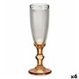 Coupe de champagne Points Ambre verre 180 ml (6 Unités) 40,99 €
