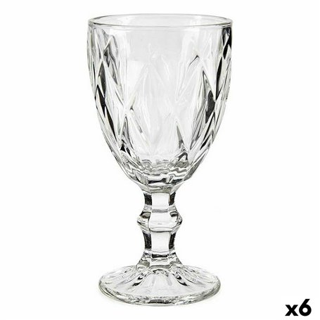 verre de vin Diamant Transparent verre 330 ml (6 Unités) 43,99 €