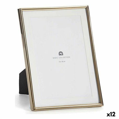 Cadre photo Verre Doré Acier (12 Unités) 65,99 €