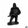 Figurine Décorative Gorille Guitare Noir 17,5 x 38 x 27 cm (3 Unités) 209,99 €