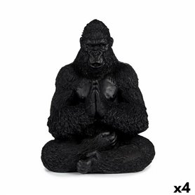 Figurine Décorative Gorille Yoga Noir 16 x 28 x 22 cm (4 Unités) 149,99 €