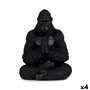 Figurine Décorative Gorille Yoga Noir 16 x 28 x 22 cm (4 Unités) 149,99 €