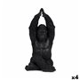 Figurine Décorative Gorille Yoga Noir 18 x 36,5 x 19,5 cm (4 Unités) 169,99 €