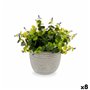 Plante décorative Fleurs Plastique 21 x 20,6 x 21 cm (8 Unités) 117,99 €