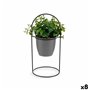 Plante décorative Volets Ronde Métal Plastique 21 x 30 x 21 cm (8 Unités 159,99 €