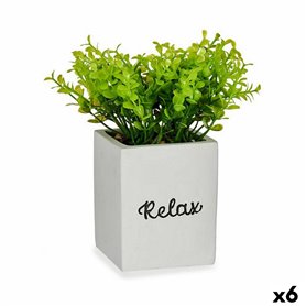 Plante décorative Volets Petit Plastique Ciment 13 x 18 x 13 cm (6 Unité 74,99 €