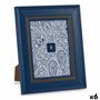 Cadre photo 23 x 28 x 2 cm Verre Bleu Plastique (6 Unités) 52,99 €