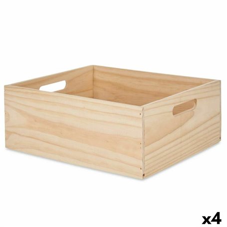 Boîte Décorative Bois de pin 31 x 14 x 36 cm (4 Unités) 120,99 €