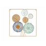 Décoration murale Multicouleur Fleurs Miroir Métal Verre 45 x 45 x 2 cm  102,99 €