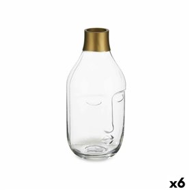 Vase Visage Transparent verre 11 x 24,5 x 12 cm (6 Unités) 114,99 €