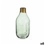 Vase Visage Vert verre 11 x 24,5 x 12 cm (6 Unités) 114,99 €