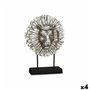 Figurine Décorative Lion Argenté 28 x 38,5 x 11,5 cm (4 Unités) 169,99 €