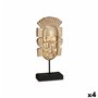 Figurine Décorative Indien Doré 17,5 x 36 x 10,5 cm (4 Unités) 121,99 €