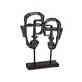 Figurine Décorative Visage Noir 27 x 32,5 x 10,5 cm (4 Unités) 128,99 €