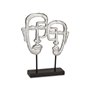 Figurine Décorative Visage Argenté 27 x 32,5 x 10,5 cm (4 Unités) 128,99 €