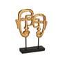 Figurine Décorative Visage Doré 27 x 32,5 x 10,5 cm (4 Unités) 128,99 €