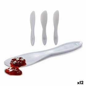 Ensemble de Couteaux 18 x 3,5 x 1 cm Blanc Plastique (12 Unités) 27,99 €