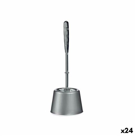 Brosse de salle de wc Argenté Plastique 13 x 36,5 x 13 cm (24 Unités) 138,99 €