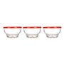 Set de Bols Karaman Rouge Transparent verre Polyéthylène Ø 10,5 cm 275 m 83,99 €