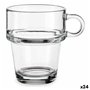 Tasse Empilable Transparent verre 270 ml (24 Unités) 89,99 €