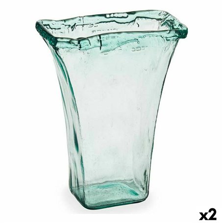 Vase 27 x 34,5 x 14 cm Verre Transparent (2 Unités) 68,99 €