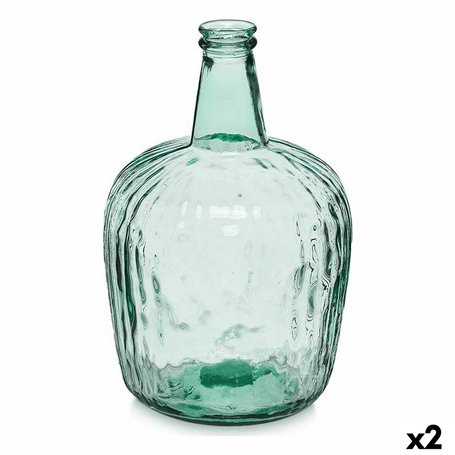 Bouteille Rayures Décoration 14 x 44 x 13 cm Transparent (2 Unités) 97,99 €