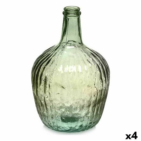 Bouteille Rayures Décoration 17 x 29 x 17 cm Vert (4 Unités) 118,99 €