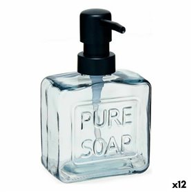 Distributeur de Savon Pure Soap 250 ml Verre Noir Plastique (12 Unités) 56,99 €