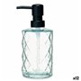 Distributeur de Savon Diamant Verre Transparent Plastique 410 ml (12 Uni 62,99 €