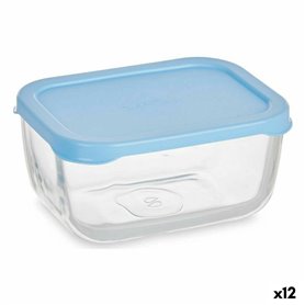 Boîte à lunch Snow 420 ml Bleu Transparent verre Polyéthylène (12 Unités 60,99 €