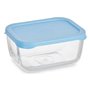 Boîte à lunch Snow 420 ml Bleu Transparent verre Polyéthylène (12 Unités 60,99 €