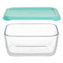 Boîte à lunch Snow 790 ml Vert Transparent verre Polyéthylène (12 Unités 99,99 €