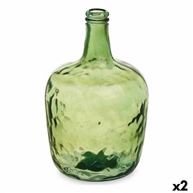 Bouteille Lisse Décoration Vert 22 x 37,5 x 22 cm (2 Unités) 99,99 €