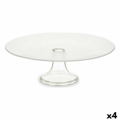 Plat à tarte 32 x 10,5 x 32 cm Verre Transparent (4 Unités) 131,99 €