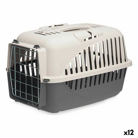 Cage de Transport 46,5 x 32 x 32 cm Gris Anthracite (12 Unités) 259,99 €