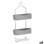 Rangement de douche 28 x 60 x 14 cm Gris Métal Plastique (6 Unités) 183,99 €