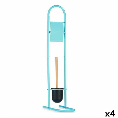 Dérouleur papier toilette avec pot à balai 16 x 28,5 x 80,8 cm Bleu Méta 111,99 €