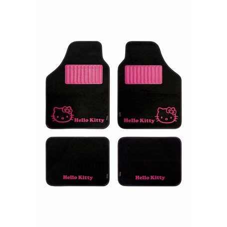 Set de tapis de voitures Hello Kitty KIT3013 Universel Noir Rose (4 pcs) 61,99 €