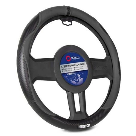 Housse pour volant Sparco SPCS128BK Ø 37-38 cm Noir 45,99 €