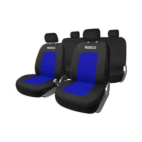 Ensemble de housses pour sièges Sparco Sport Noir/Bleu 85,99 €